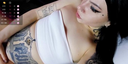 Masturbating Tattoo Alt Girl