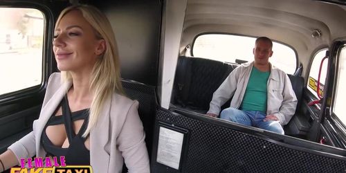 Female Fake Taxi Blonde beauty fucks her passenger (Beauty Dior)