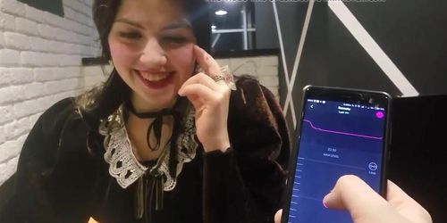 Vibrating Panties in a Restaurant