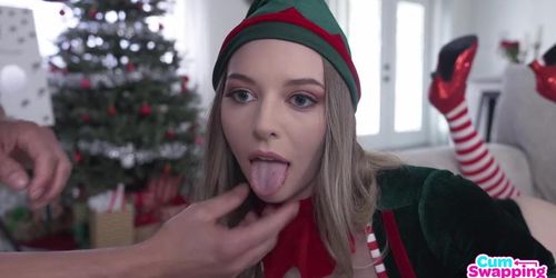 Stepsisters Preteding To Be Elves Frozen While I Fucking Them - Lily Larimar