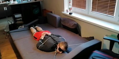 Tied,Gagged, And Pegged-Kinky Navlia