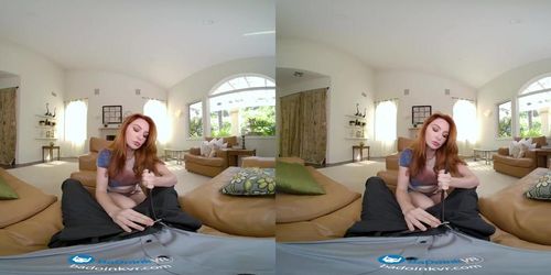 Multiple Orgasms With Cute Babysitting Redhead Teen Lacy Lennon