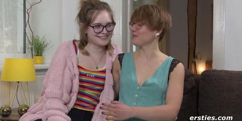 Two Girls Having Natural, Passionate Love Play