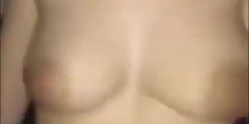 Fucking girlfriend and finally cumming inside pussy