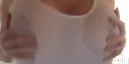 The Long Awaited Shower Titty Drop x