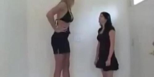 Cassidy Heights - Tall sexy woman with short gf