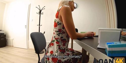 LOAN4K. MILF has dirty fun with creditor who drills her tight hole
