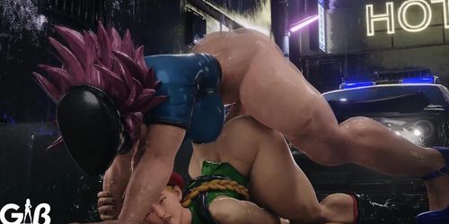 Poison’S Futa Dick Is Too Big For Chun-Li And Cammy