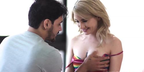 Teen Lola Fae with her heart-shaped nipples never disappoints!