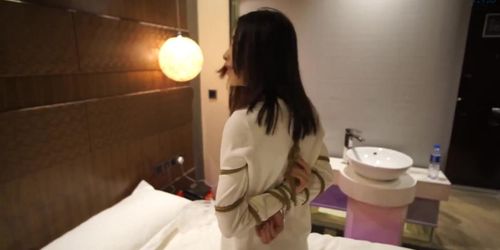 Wrist Binding porn video – White dress Binding