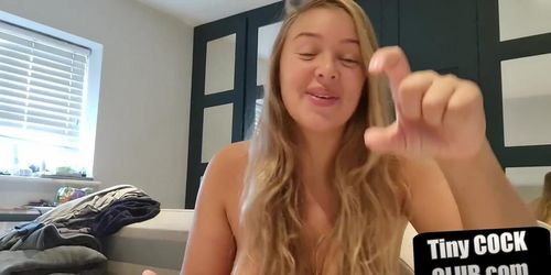 Small P**** Humiliation Clips porn video – LITTLE DICK CLUB - Small cocks humiliation by webcam solo amateur busty babe