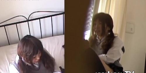 Japanese schoolgirl lets her bf touch her pussy (Victoria Tiffani)