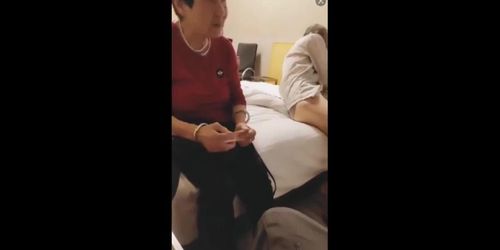 Chinese Granny Gets Fucked Rough On Film