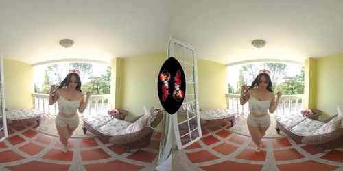 Vrlatina - Big Tits Kardashian Busty Latina Giving It To Vr