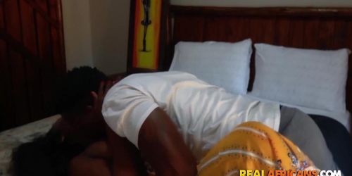 African Real Homemade Video Sextape Of Their Fantasies And Desire. Hot Fucking After Garden Walk With Orgasms Aplenty