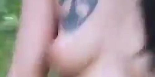 Tattooed Thai Girl  Outdoor