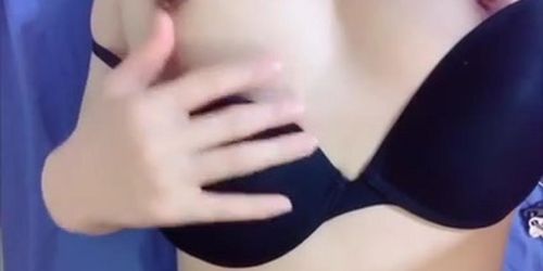 Korean Girl'S Perfect Shape Of Sexy Tits