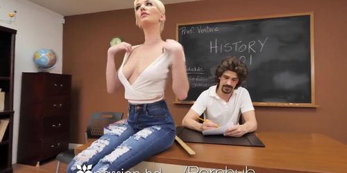 Passion-Hd Blonde Seduces Big Cock Teacher