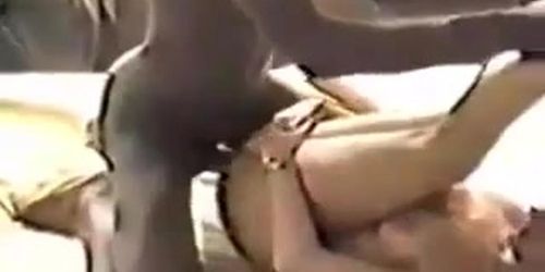 This is how you screw a wet white pussy as hubby looks on.