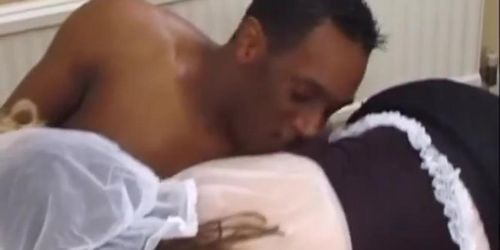 Young slut takes huge black dick in her arsehole