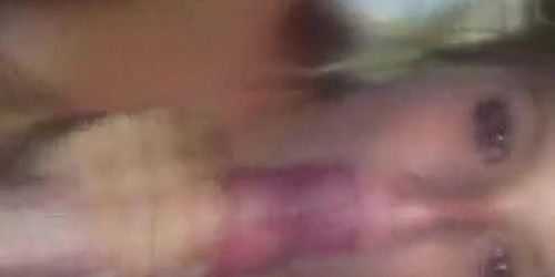 Blonde british girl, nice blowjob (see also pictures)