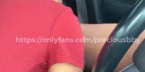 Public Ebony Freak Teen Cock Down (Cream Pie Finish)