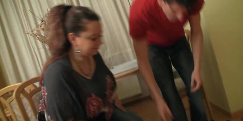 BBWBET - Can he score with busty huge ass delivery girl