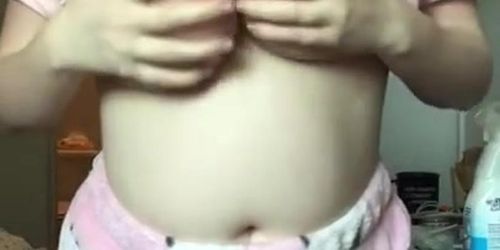 Huge Boobs Redead Tease With A Nice Ass