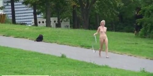 Lucie - Hot Public Nudity With Sweet Blonde (Camilla Krabbe)