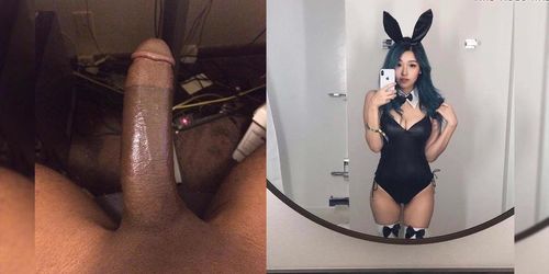 BBC, Asian babes synced to the beat 2 (brunette_bbw , Split Screen)