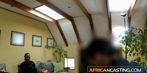 Homemade Ebony Sucking off Producer For A Job