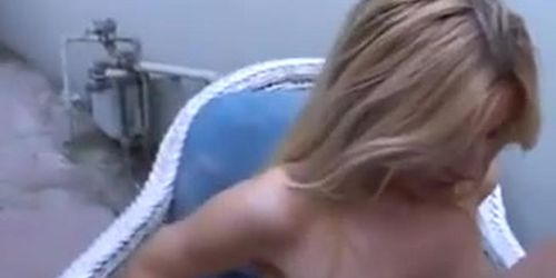 UK Blonde Milf Fucks the Repairman - GJ