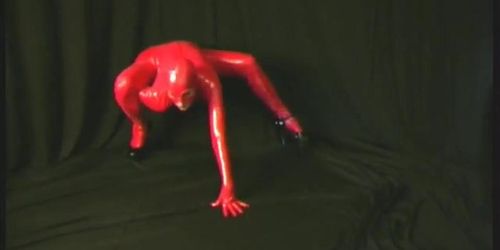 Amazing flexible latexqueen Xenia