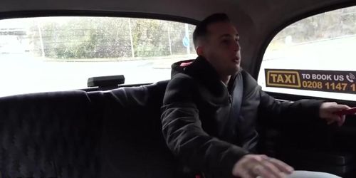 Asian taxi driver fucked by BWC client outdoor in her cab