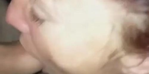 Blowjob deep cum in mouth