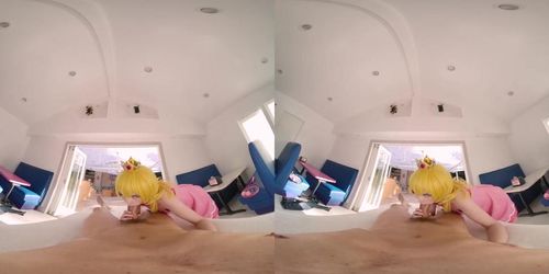 Fuck Slim Girl Lilly Bell As Princess Peach In Virtual Reality Xxx Parody