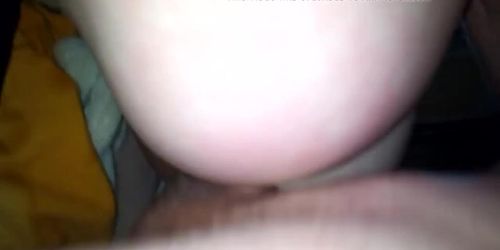 Princess squeezing Daddy's dick out when she squirts.