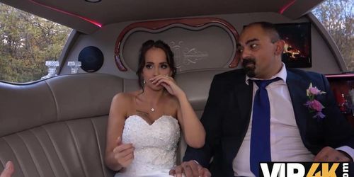 VIP4K. Enticing bride-to-be rocks out with injured guy before husband