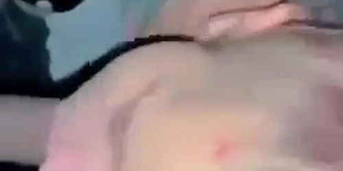 White slut say DAMN!! Sucking a Real BBC. On her knees
