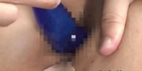 Asian teen anal cavity toyed