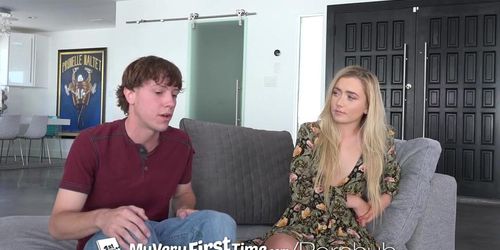 Myveryfirsttime Sexy Blonde Step Sister Fucks Step Bro On Video (Dakota Bleu)