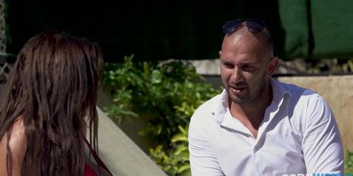 Busty Beauty Atlantis Devours Huge Dick With Her Throat And Gets Pussy Fucked Hard Poolside (Atlantis Deep)