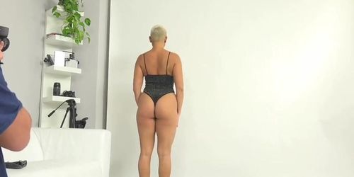 deepthroat big cock amazing blonde babe shows her sexual ski (Chloe Lamur)