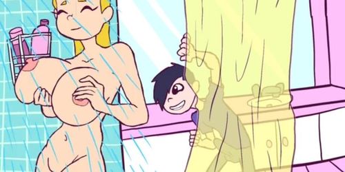 Peeping Tom Shower Surprise