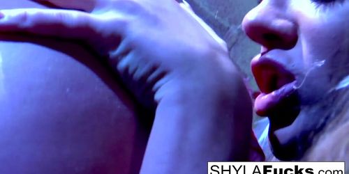 Erotic girl on girl sex scene (Shyla Stylez)