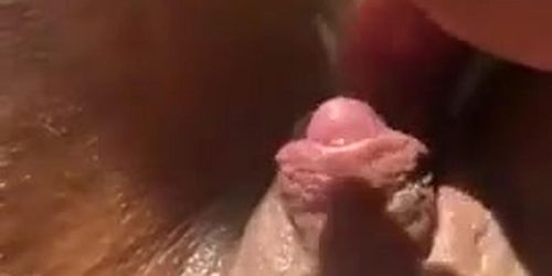 Big clit and wet