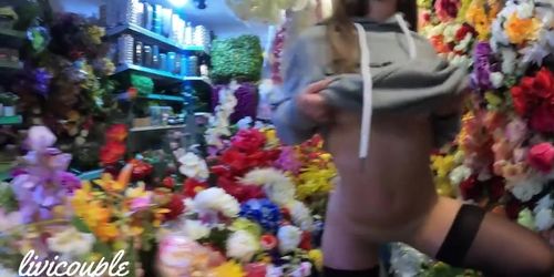 My Wife in the Store without Panties (ANAL)