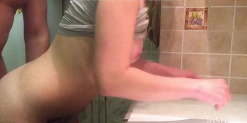 Real homemade fuck with stepsis on hidden camera