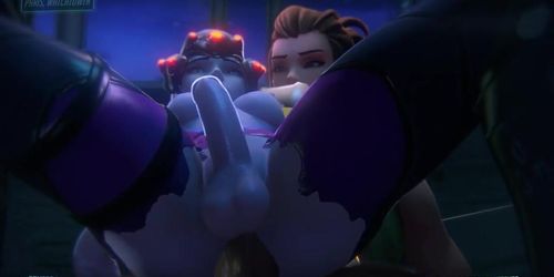 Brigitte and Widowmaker Anal 3D