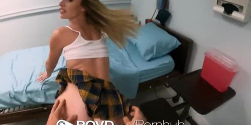 POVD Horny Blonde Gives Lucky Guy Hospital Sex (Anya Olsen)